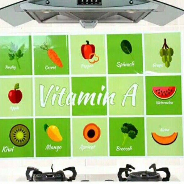 STIKER DAPUR ANTI MINYAK