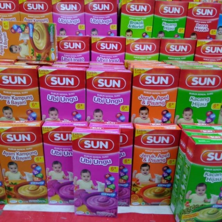 SUN Bubur Sereal SUSU BERBAGAI RASA