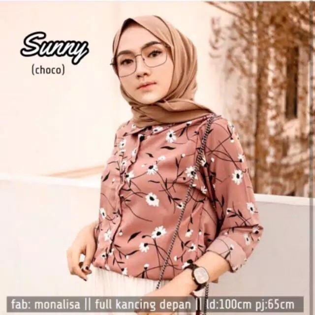 SUNRISE BLOUSE premium quality pattern shirt Monalisa OriginalFLOWE