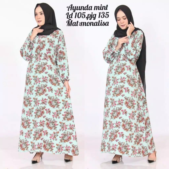 SUNRISE GAMIS BUSUI RESLETING DEPAN  SYARI MONALISA 2