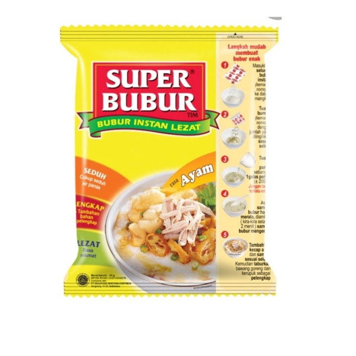 SUPER BUBUR RASA AYAM 45GR
