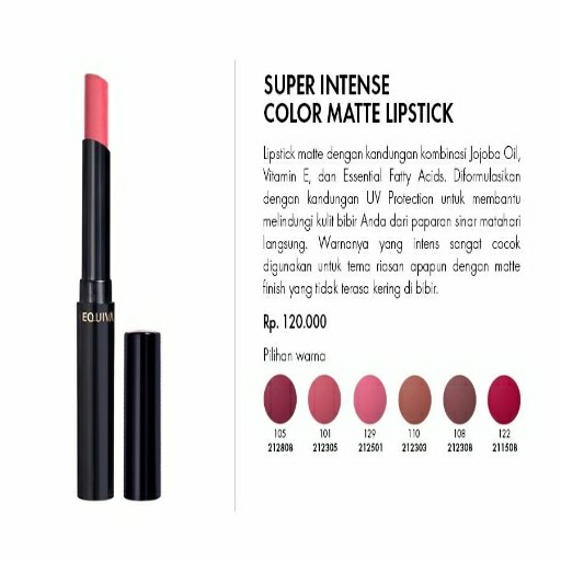 SUPER INTENSE COLOR MATTE LIPSTICK