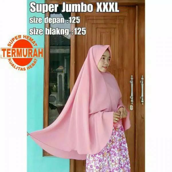 SUPER XXXL KHIMAR SUPER JUMBO HIJAB JILBAB INSTANT