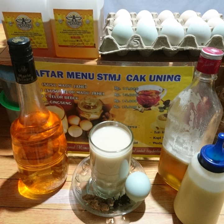 SUSU-TELUR-MADU-JAHE-GINGSENG