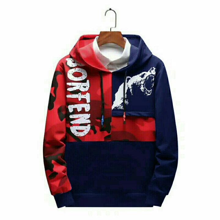 SWEATER BORFEND NAVY MERAH