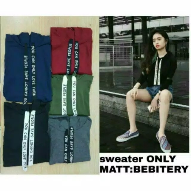 SWEATER HODIE  SWEATER TALI TULIS  SWEATER BABYTERRI  SWEATER ONLY 2
