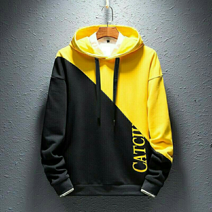 SWEATER HOODIE CATCH MUSTARD