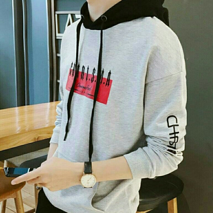 SWEATER HOODIE CHARISMA GREY