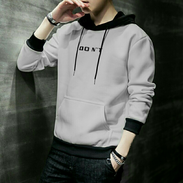 SWEATER HOODIE DONT GREY