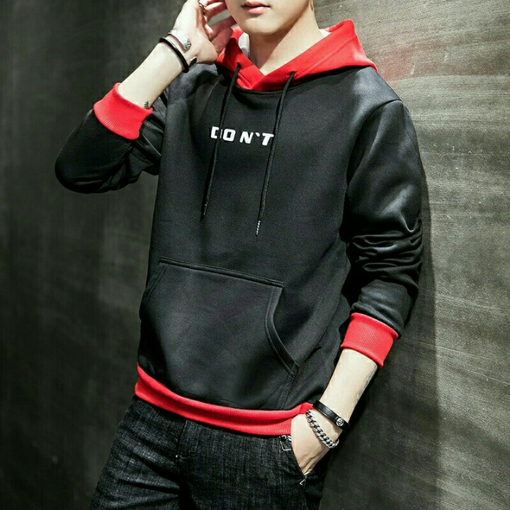 SWEATER HOODIE DONT HITAM