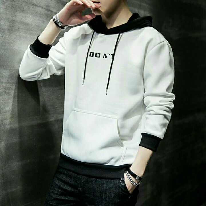 SWEATER HOODIE DONT PUTIH