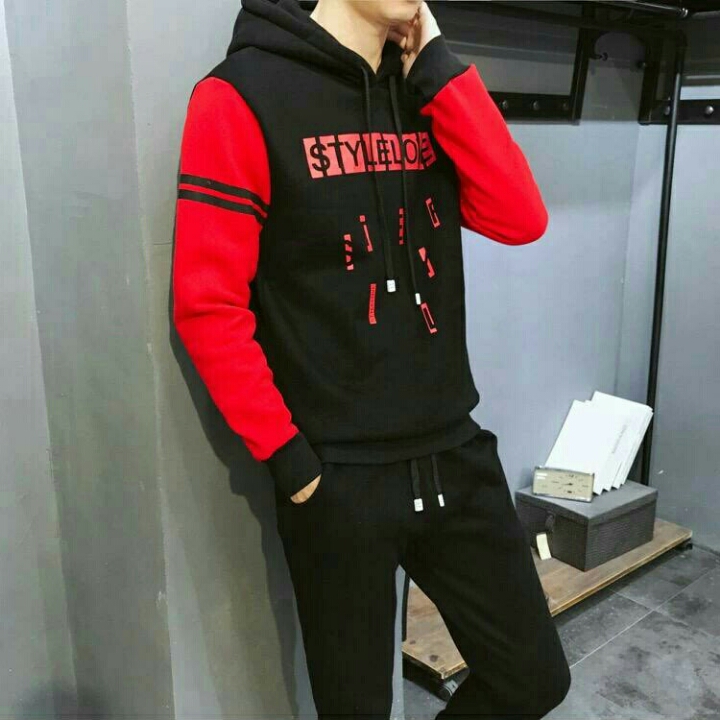 SWEATER HOODIE FULHAM HITAM