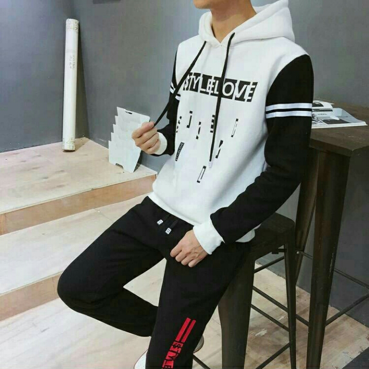 SWEATER HOODIE FULHAM PUTIH