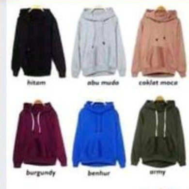 SWEATER HOODIE POLOS WANITA 2