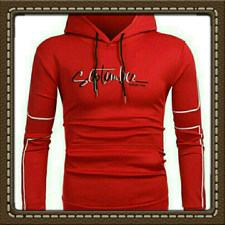 SWEATER HOODIE SEPTEMBER MERAH