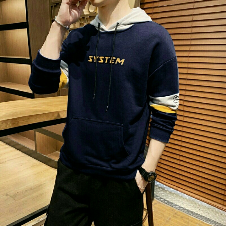 SWEATER HOODIE SYSTEM NAVY