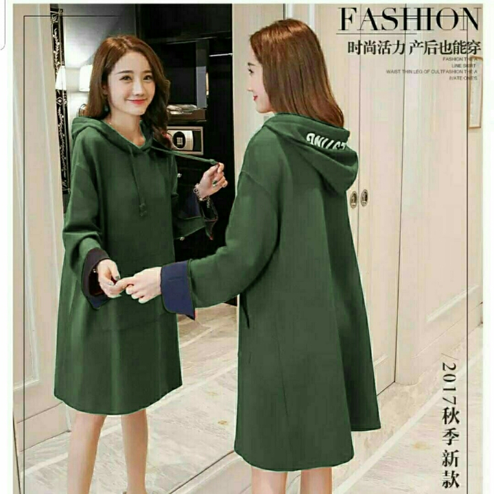 SWEATER HOODIE TERE ARMY
