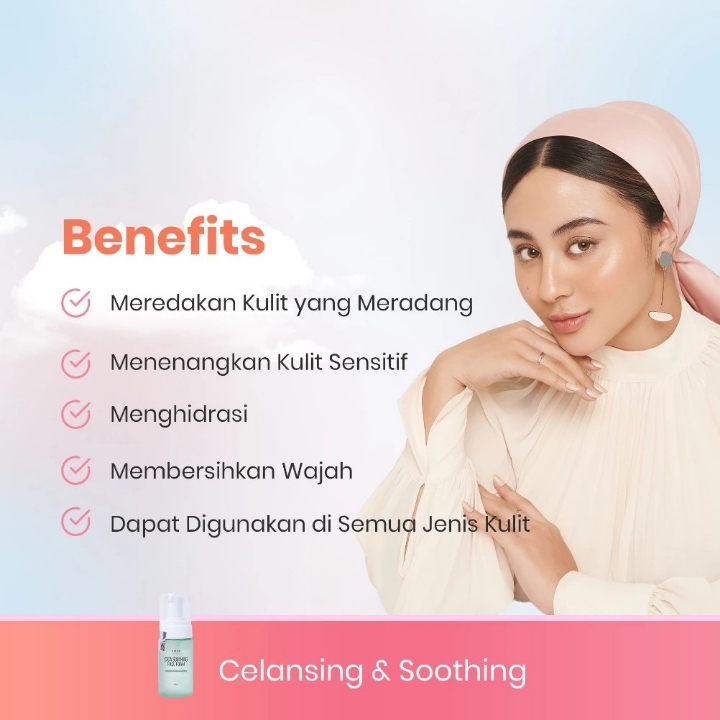 Sabun Jerawat Bg Skin Cica Sothing Face Foam 2