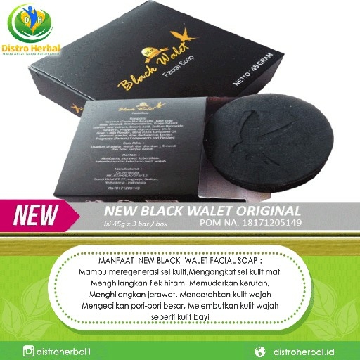 Sabun New Black Walet