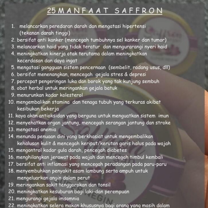 Saffron Afgan S 3