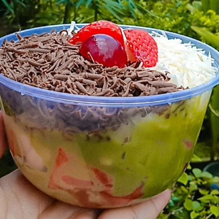 Salad  Buah Fla Matcha greentea 
