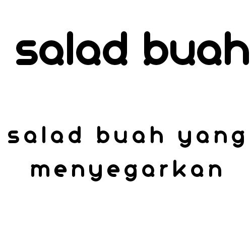 Salad Buah 