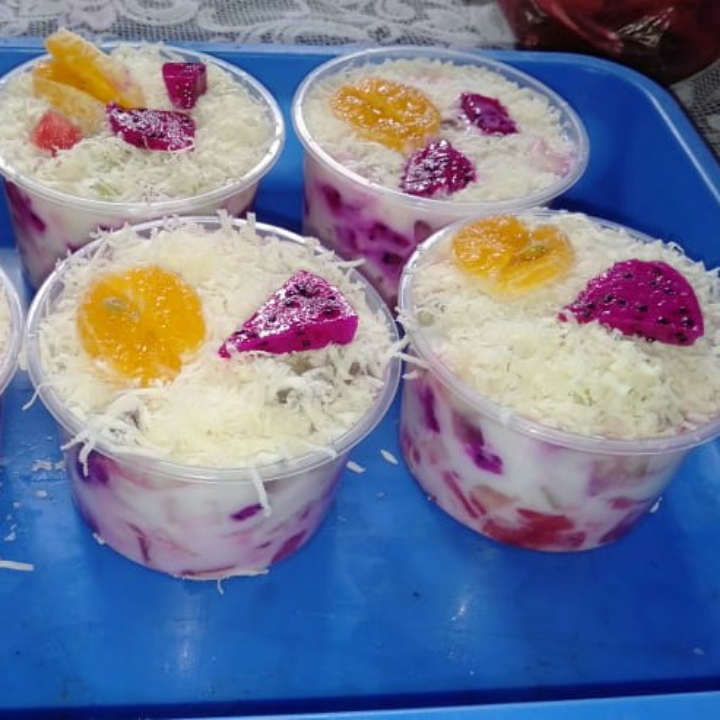 Salad Buah Cup Kecil Toping Keju 2