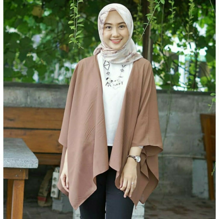 Sally Outer  Vest Muslim  Baju Cardigan Wanita