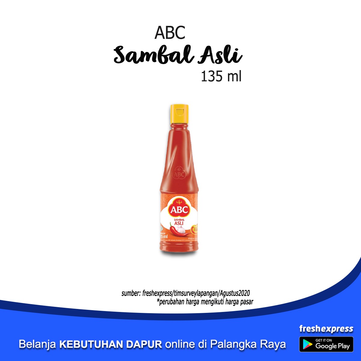 Sambal Asli ABC 135 Ml