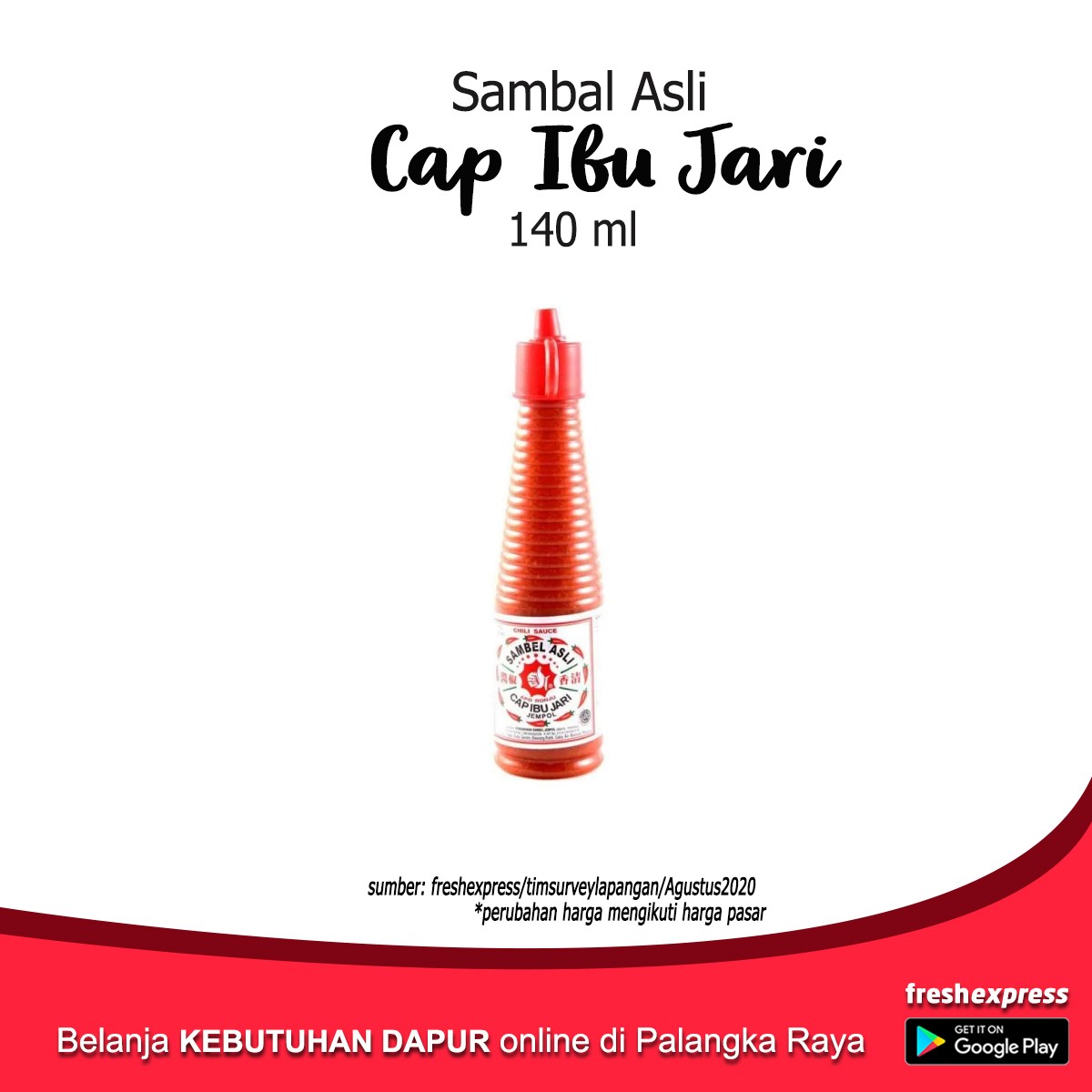 Sambal Cap Ibu Jari 140 Ml