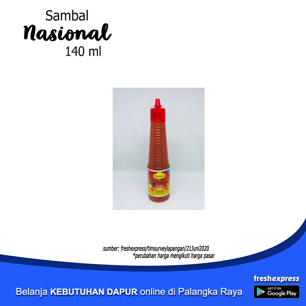 Sambal Nasional 140 Ml