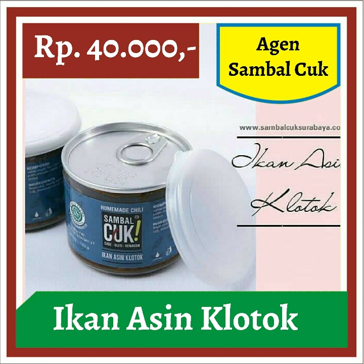 Sambel Cuk-Ikan Asin Klotok