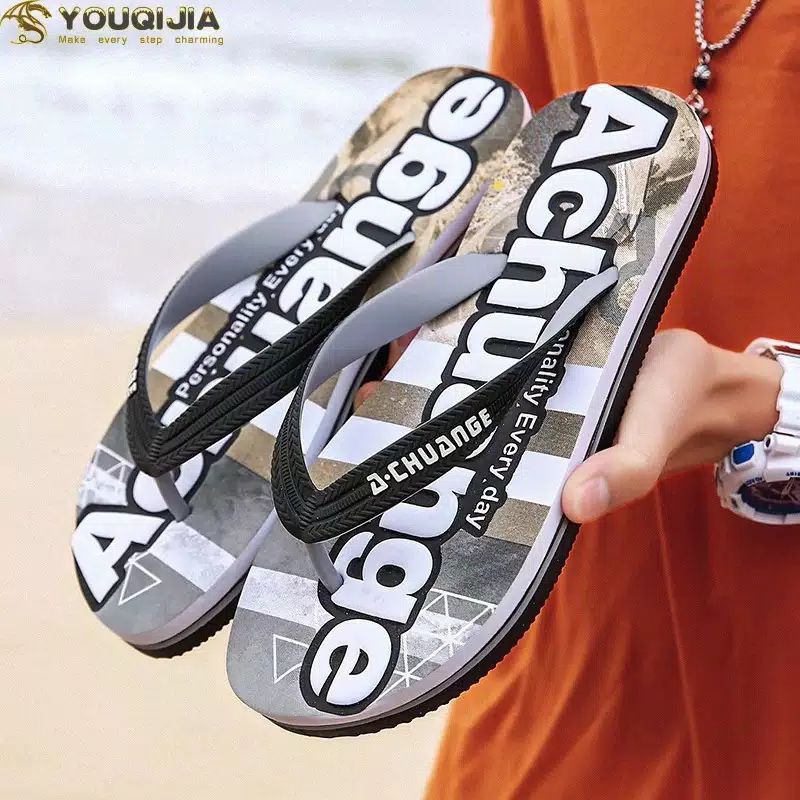 Sandal Jepit Lokal Motif Achange 3