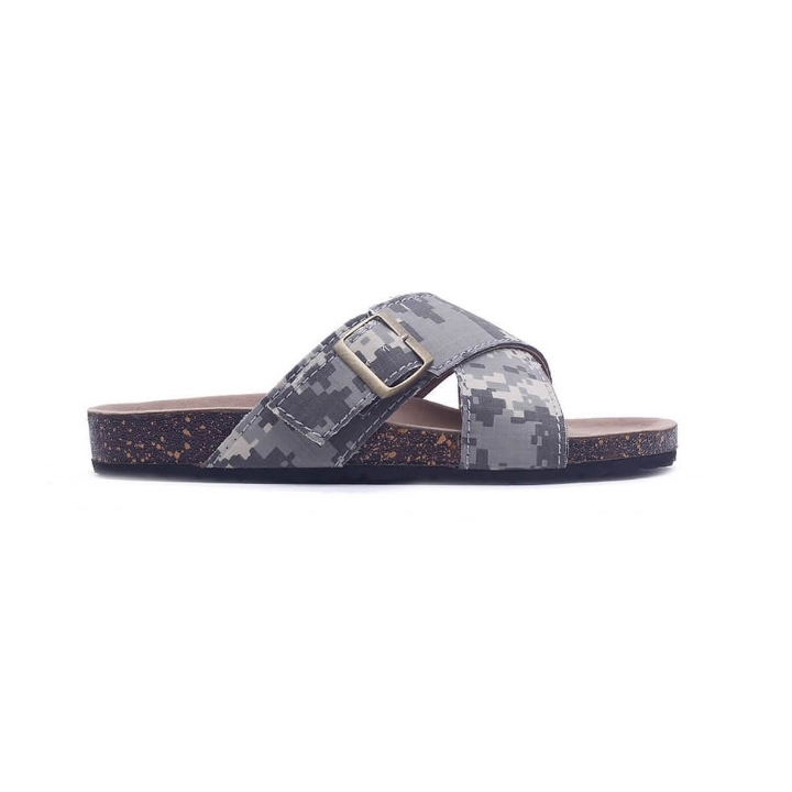 Sandal Kasual Pria Motif Army - H 7106