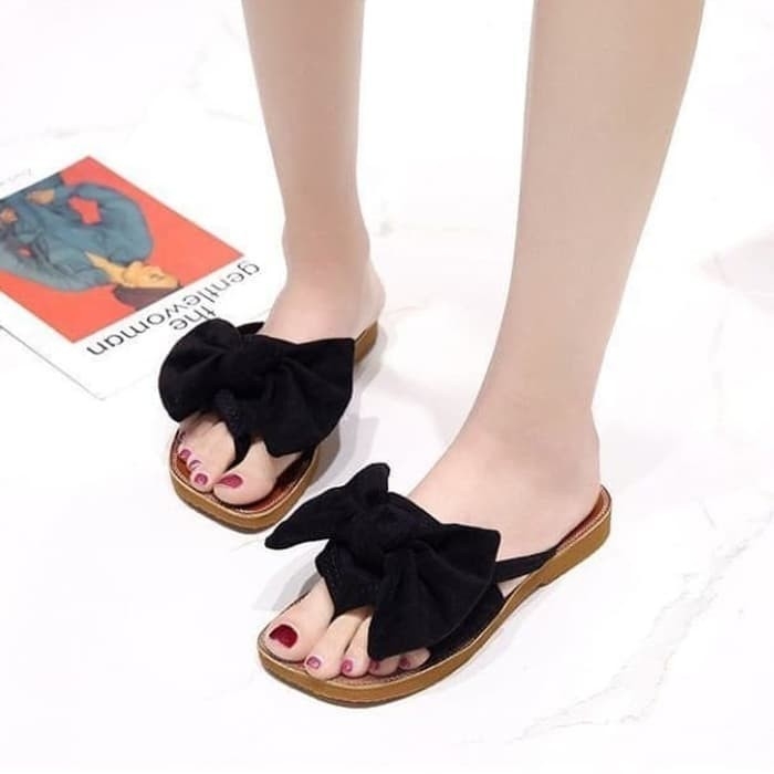 Sandal Teplek Wanita Pita SS1 Hitam