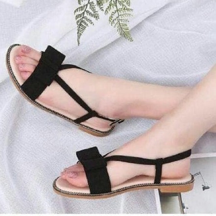 Sandal Wanita Flat Pita 2