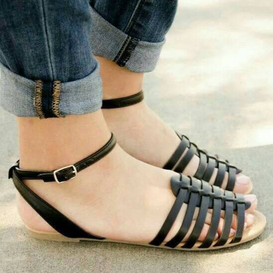 Sandal Wanita Flat Slop