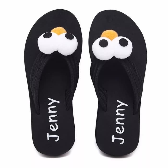 Sandal Wanita Jenny Eggsy Hitam