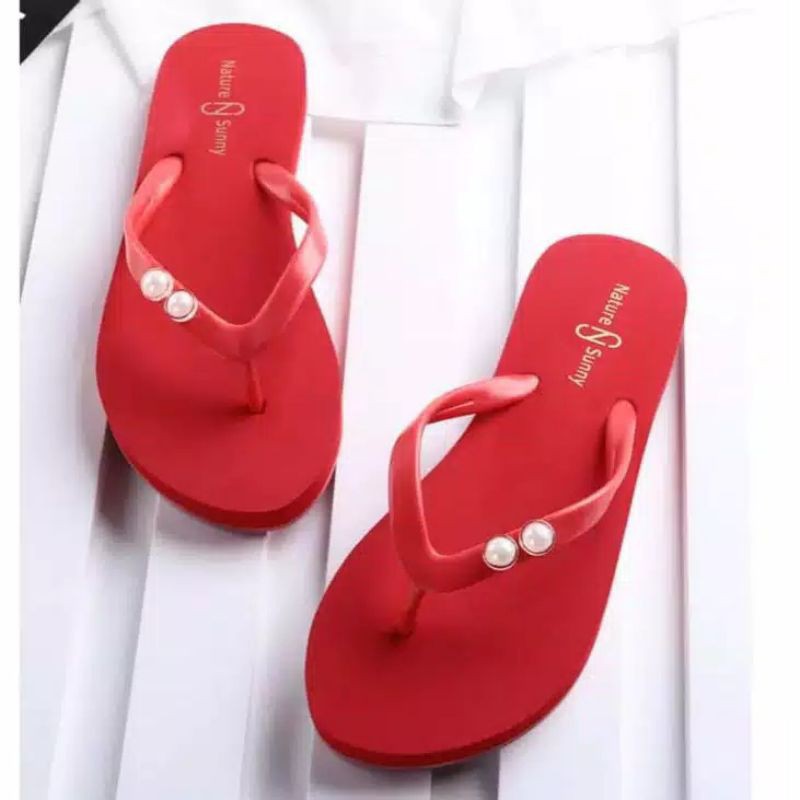 Sandal Wanita Jepit Mutiara