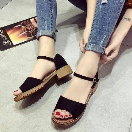 Sandal Wanita Kicker Slop - Hitam 2