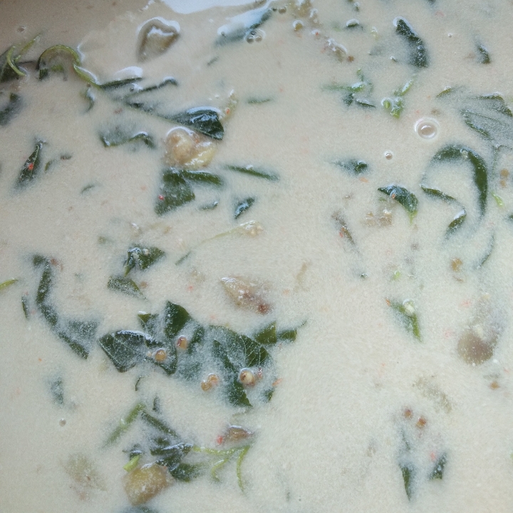 Santan Bayam Kacang Hijau