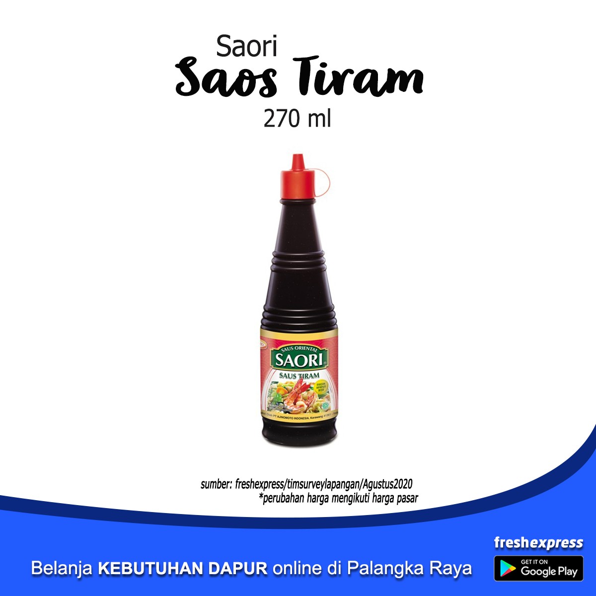 Saori Saos Tiram 270 Ml