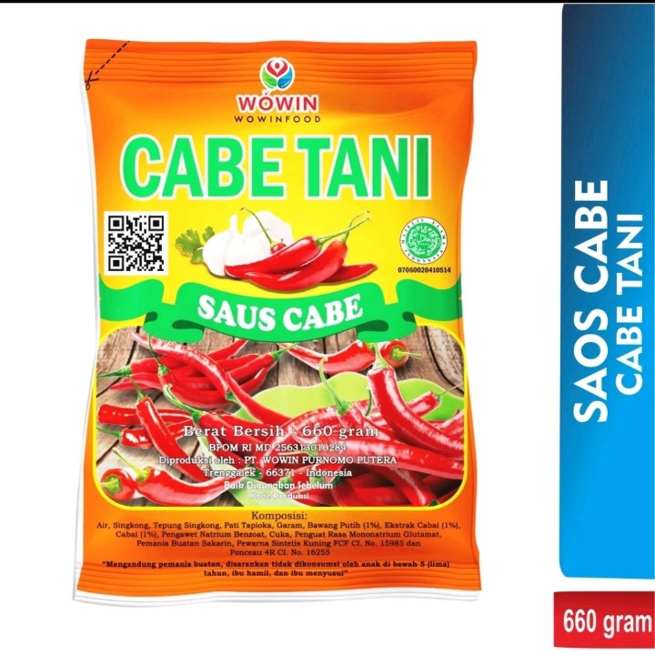 Saos Cabe Tani Bantal 660 Ml