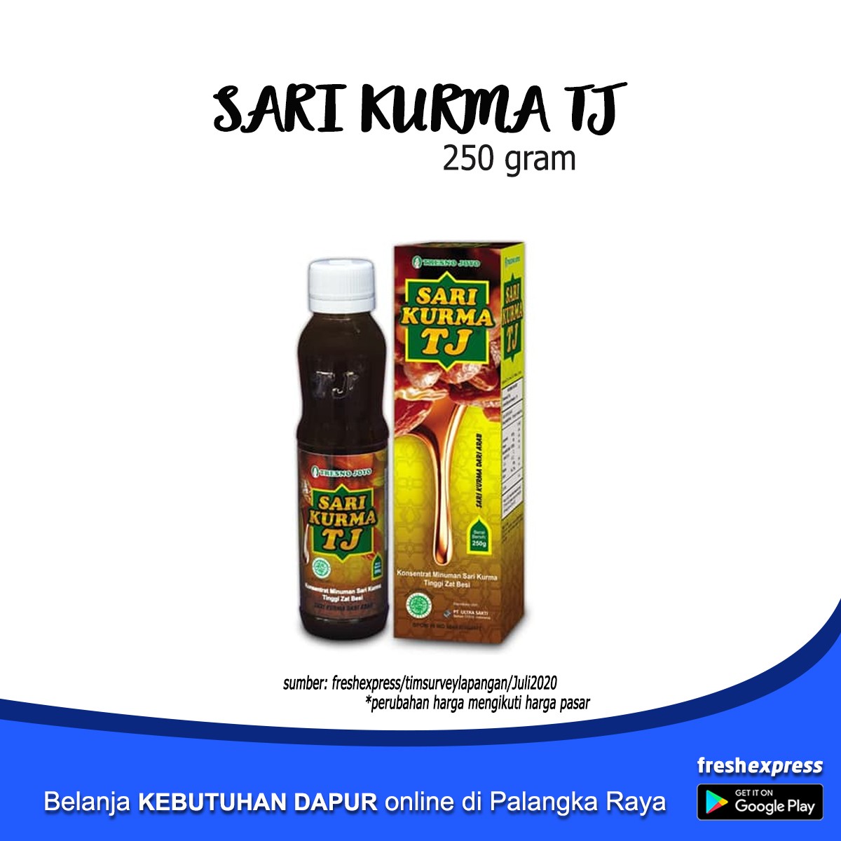 Sari Kurma TJ 250 Gram