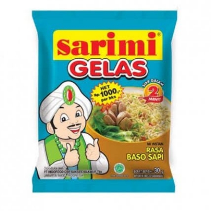 Sarimi Gelas Baso Sapi Renteng