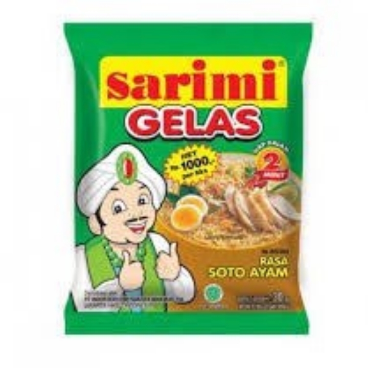 Sarimi Gelas Soto Ayam Renteng