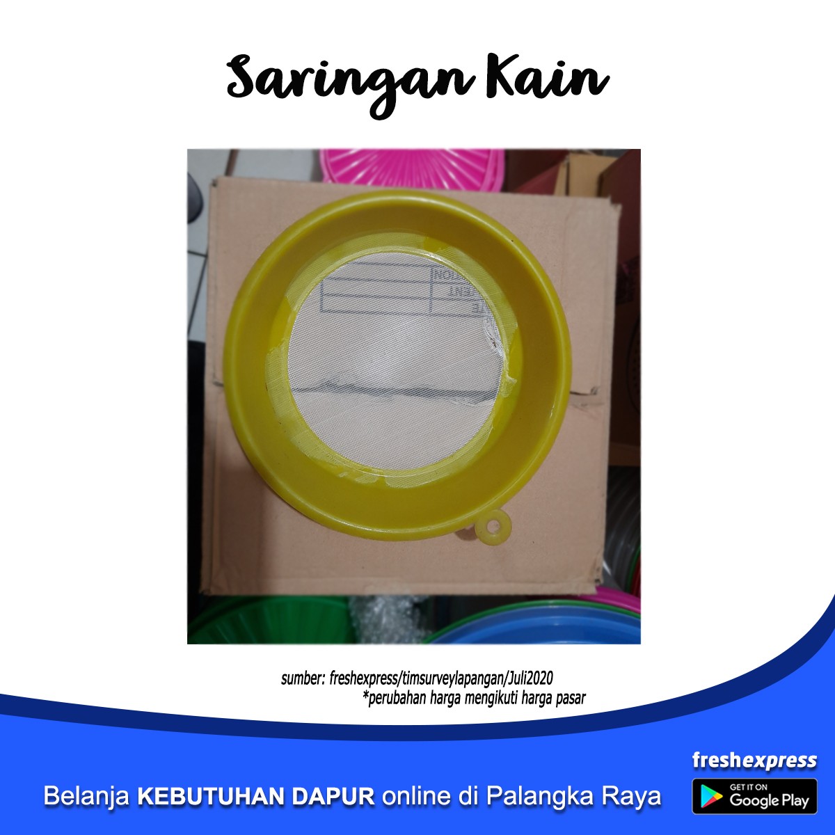 Saringan Kain Ukuran M