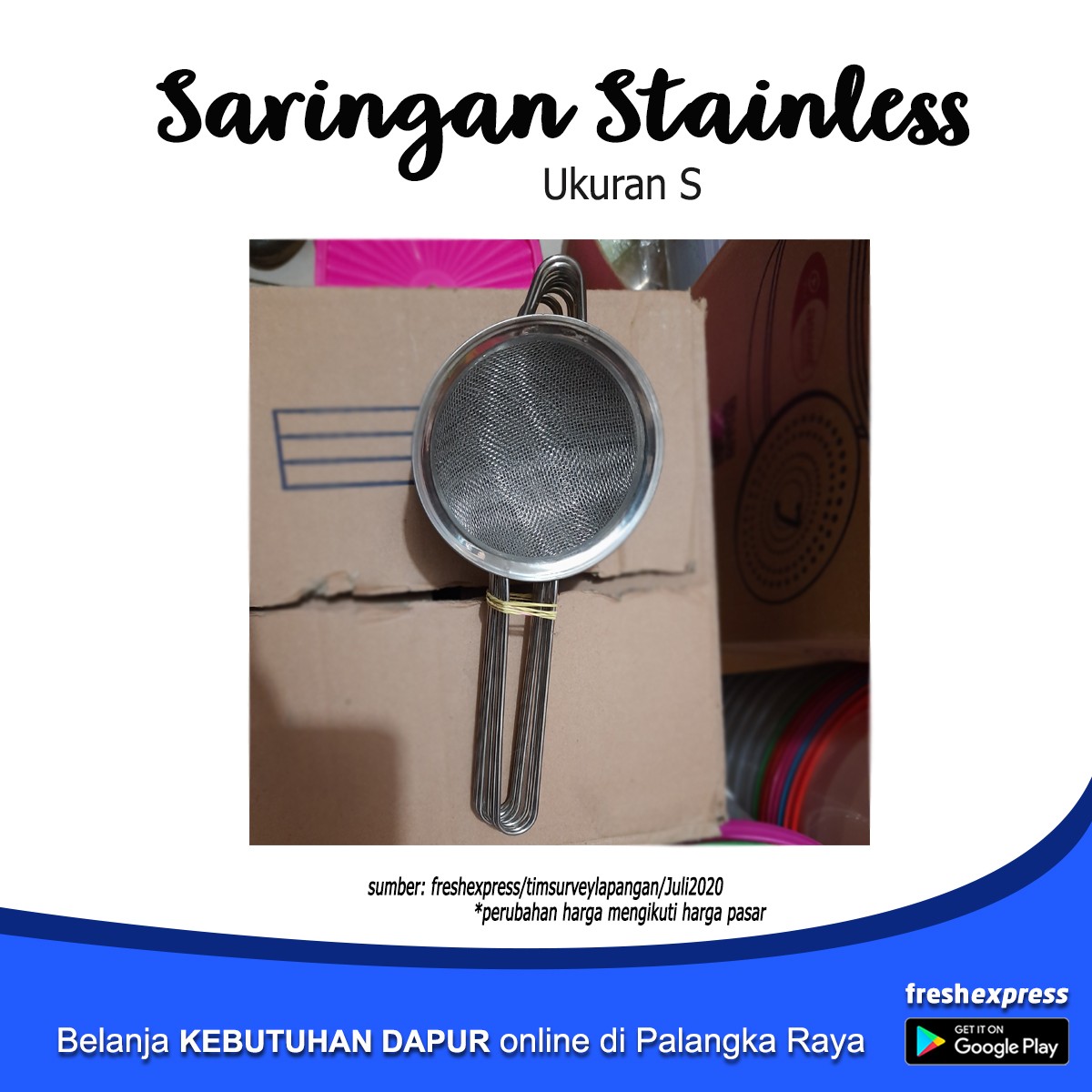 Saringan Stainless Ukuran S