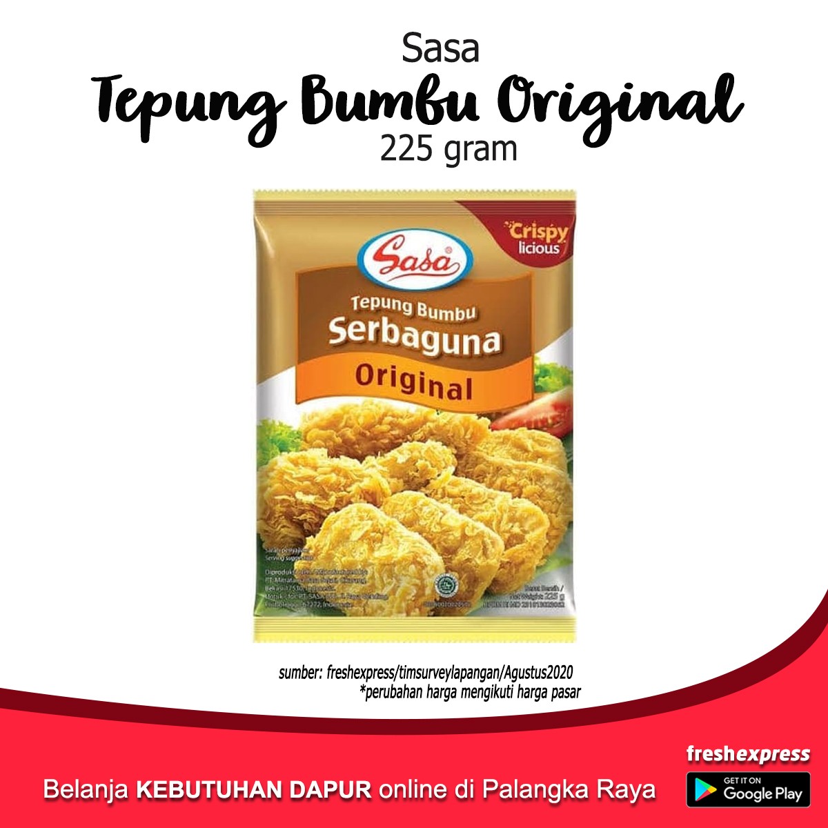 Sasa Tepung Bumbu Original 225 Gram