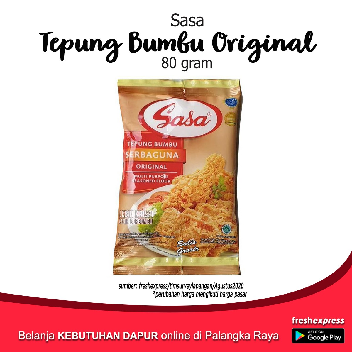 Sasa Tepung Bumbu Original 80 Gram